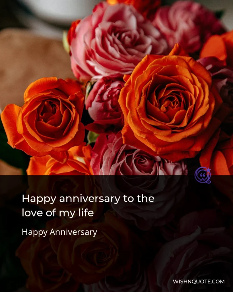 Happy anniversary to the love of my life