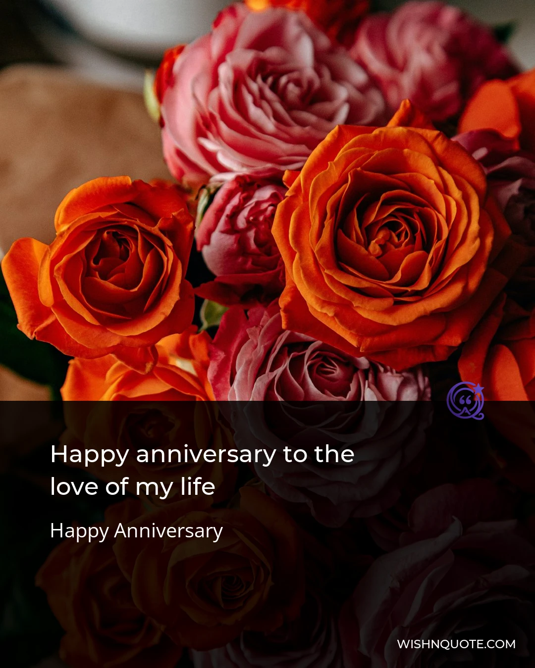 Happy anniversary to the love of my life
