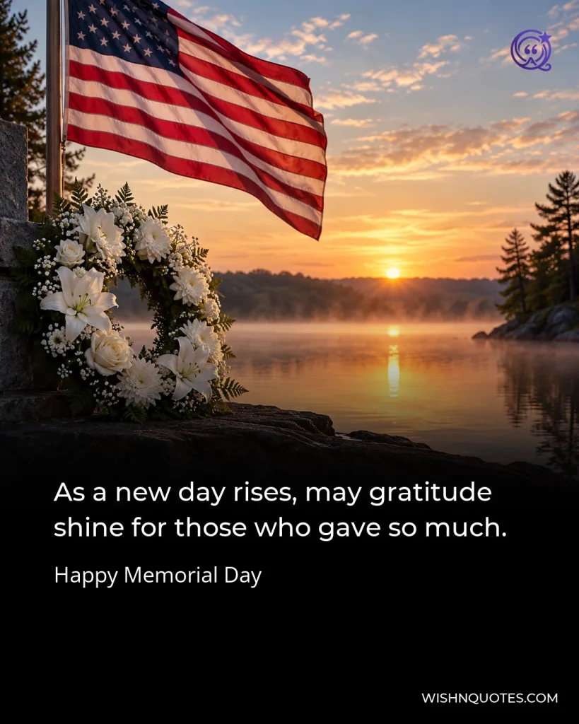 As a new day rises, may gratitude shine for those who gave so much.