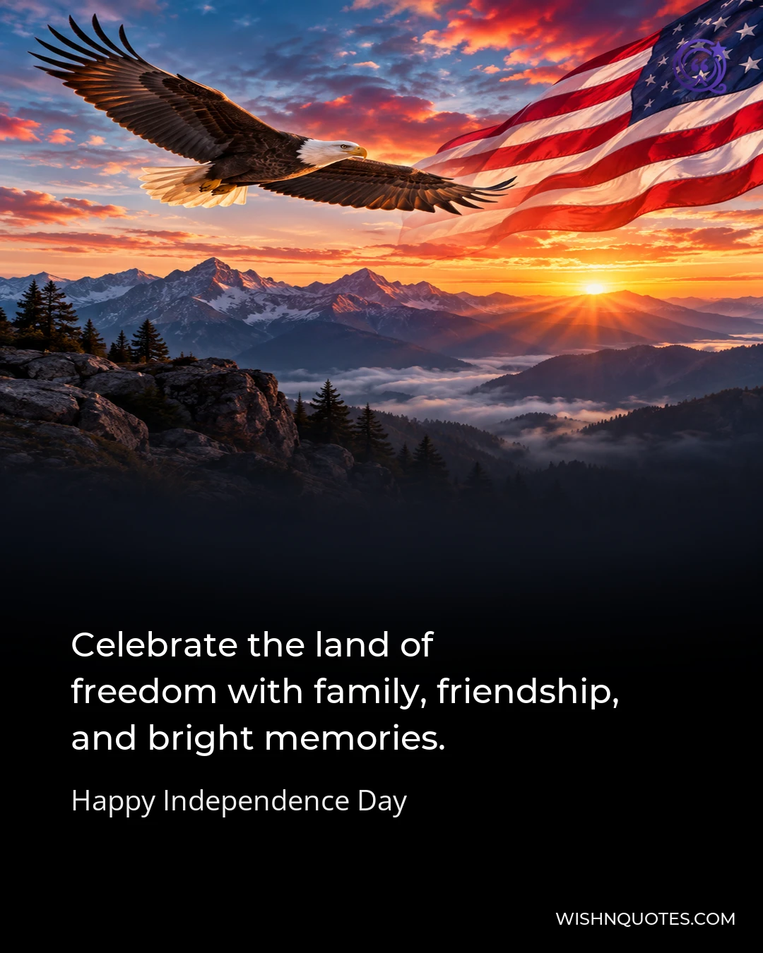 Celebrate the land of freedom with family, friendship, and bright memories.