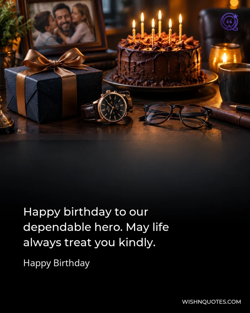 Happy birthday to our dependable hero. May life always treat you kindly.