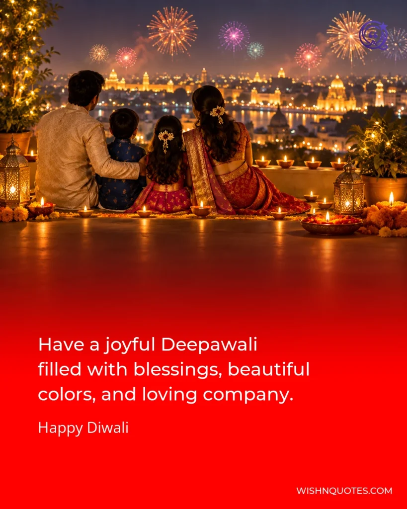 Have a joyful Deepawali filled with blessings, beautiful colors, and loving company.