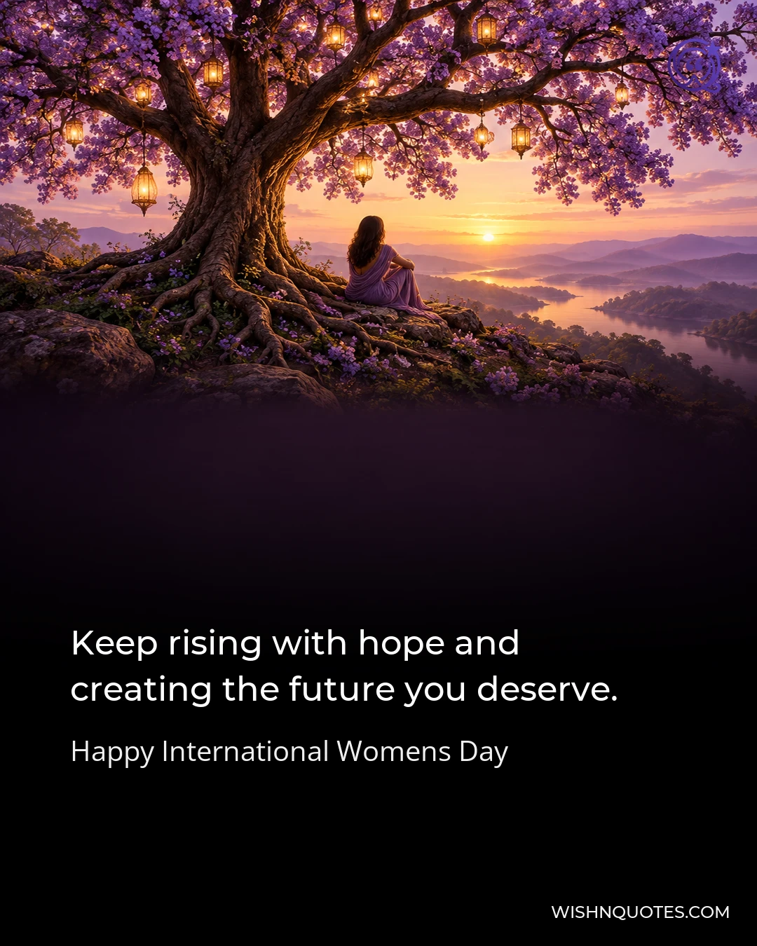 Keep rising with hope and creating the future you deserve.