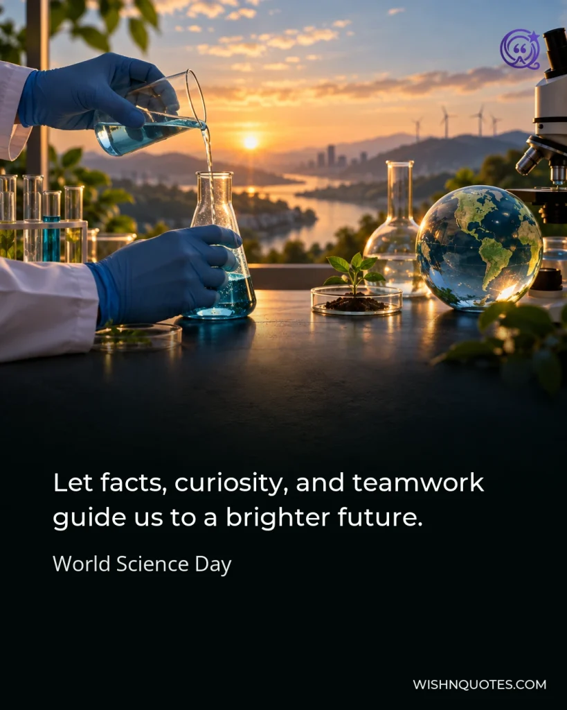 Let facts, curiosity, and teamwork guide us to a brighter future.