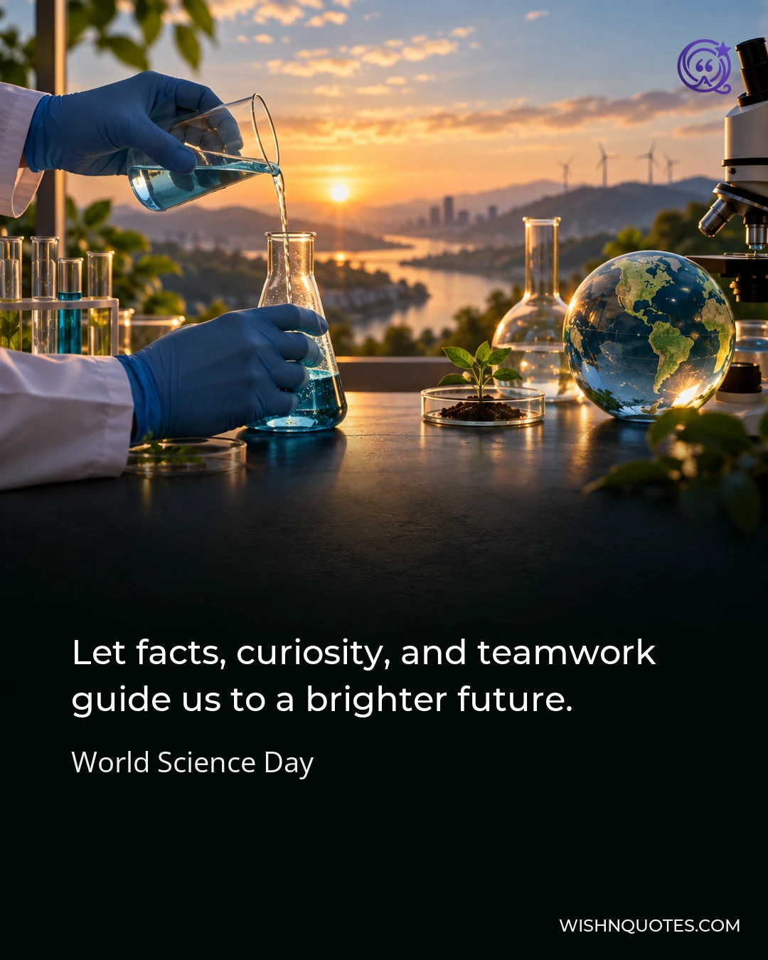 Let facts, curiosity, and teamwork guide us to a brighter future.