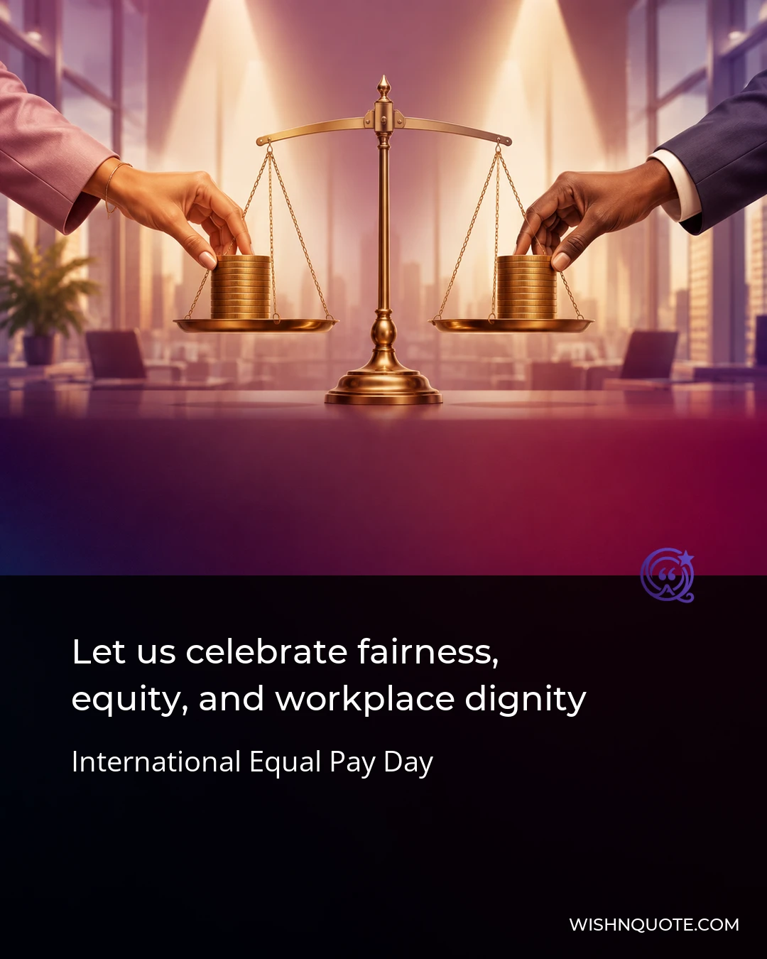Let us celebrate fairness, equity, and workplace dignity