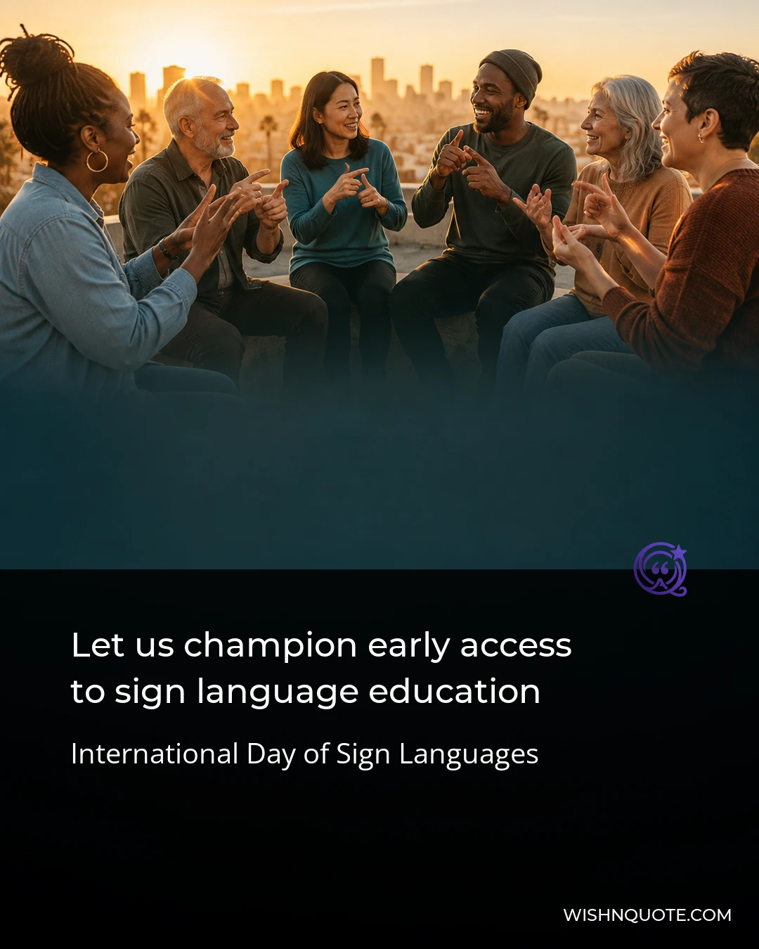 Let us champion early access to sign language education