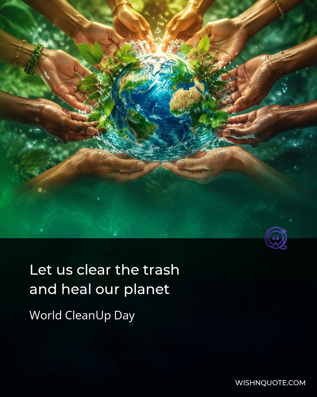 Let us clear the trash and heal our planet