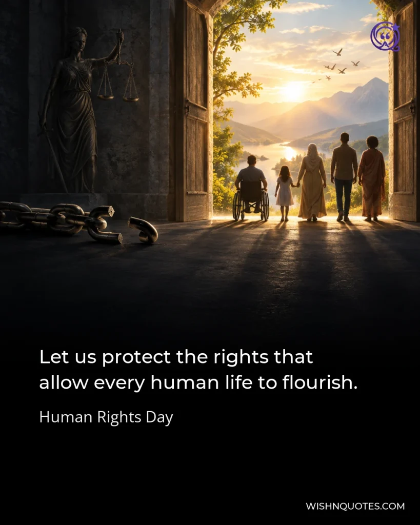 Let us protect the rights that allow every human life to flourish.