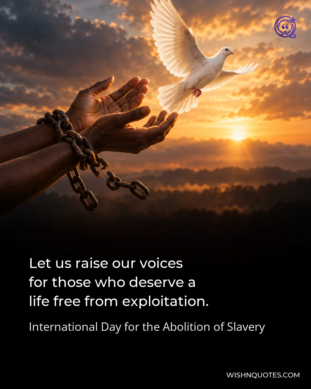 Let us raise our voices for those who deserve a life free from exploitation.
