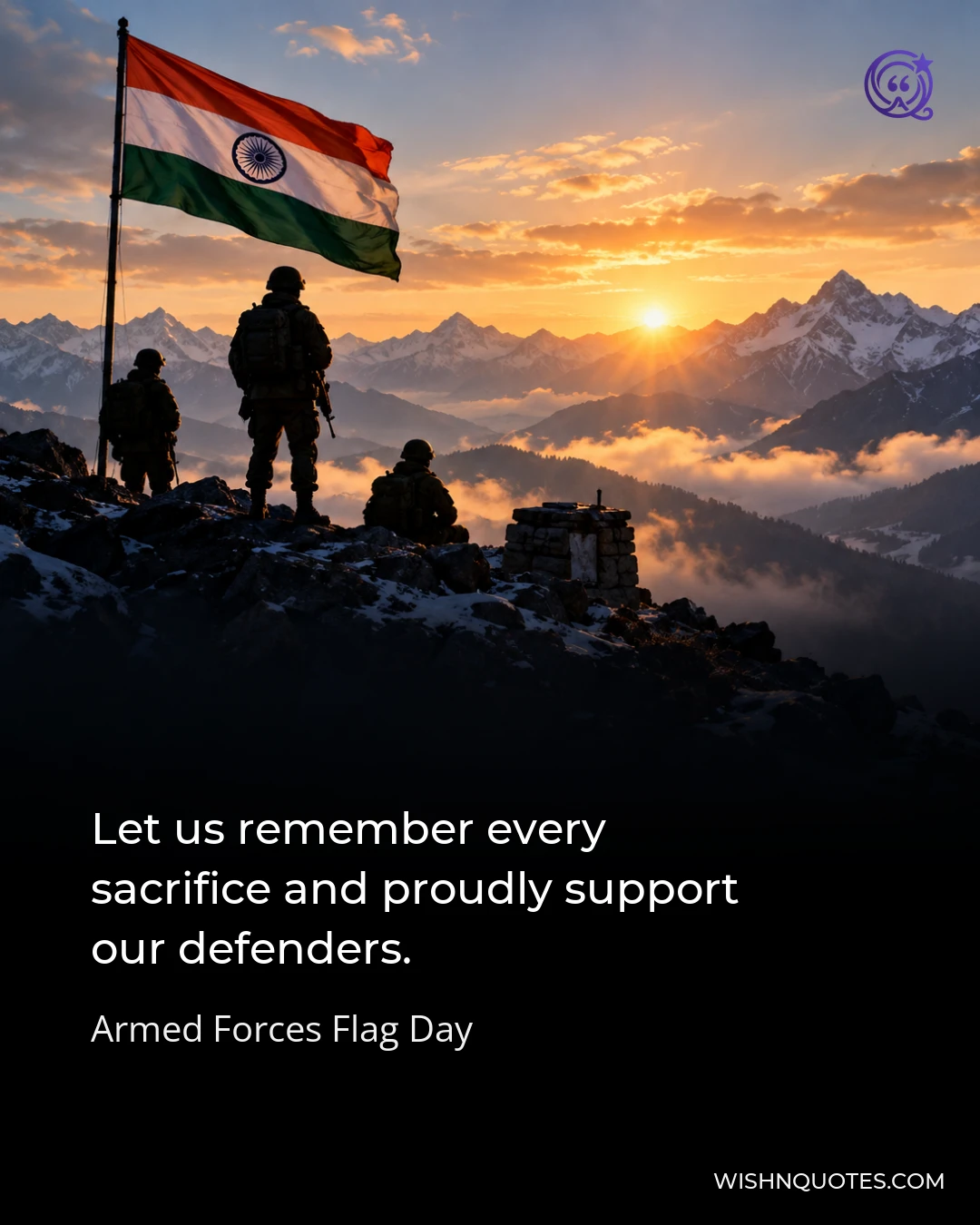 Let us remember every sacrifice and proudly support our defenders.