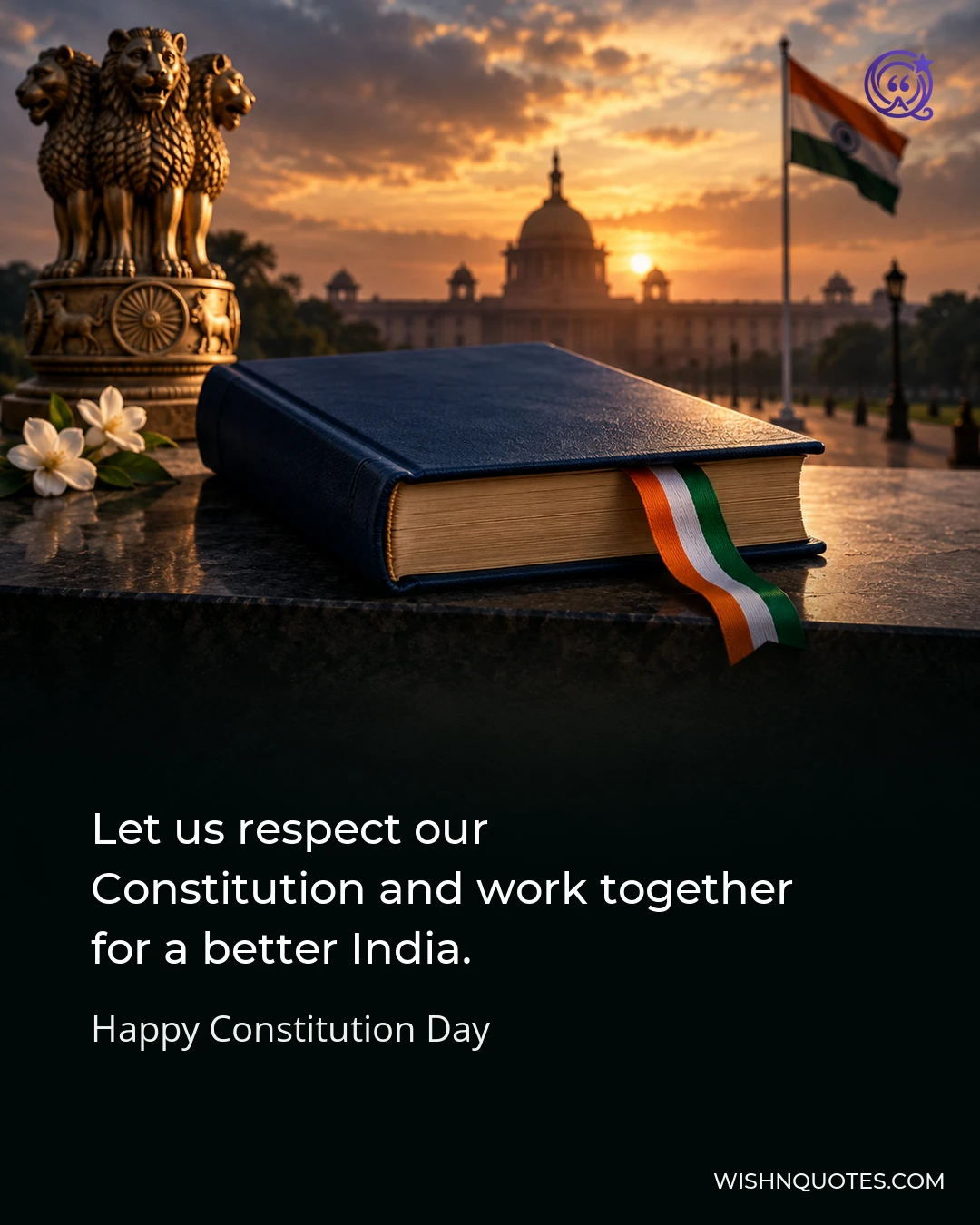 Let us respect our Constitution and work together for a better India.