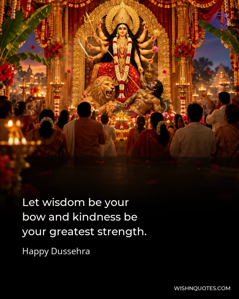 Let wisdom be your bow and kindness be your greatest strength.
