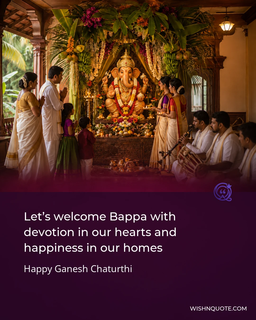 Let’s welcome Bappa with devotion in our hearts and happiness in our homes