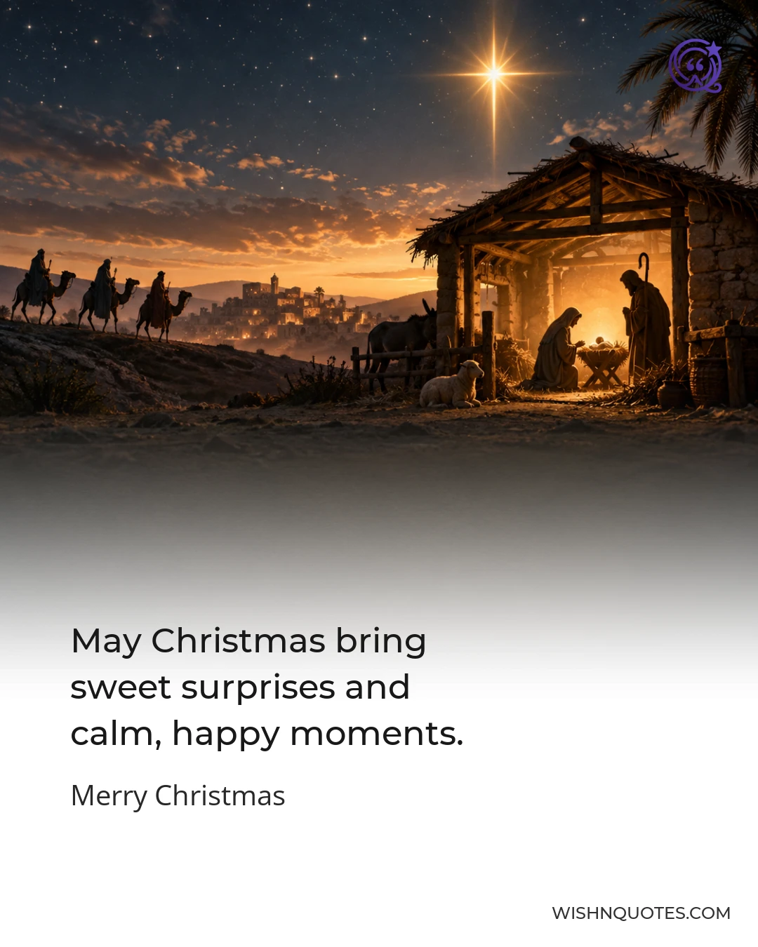 May Christmas bring sweet surprises and calm, happy moments.