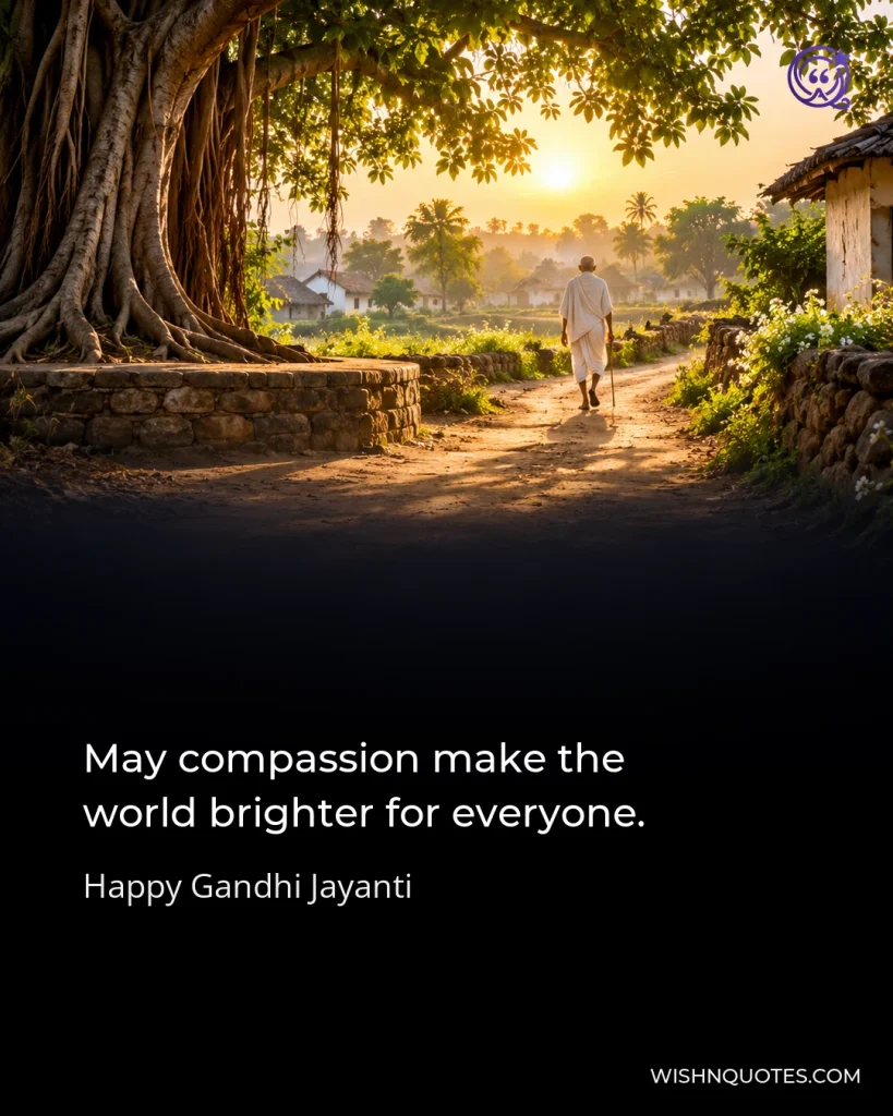 May compassion make the world brighter for everyone.