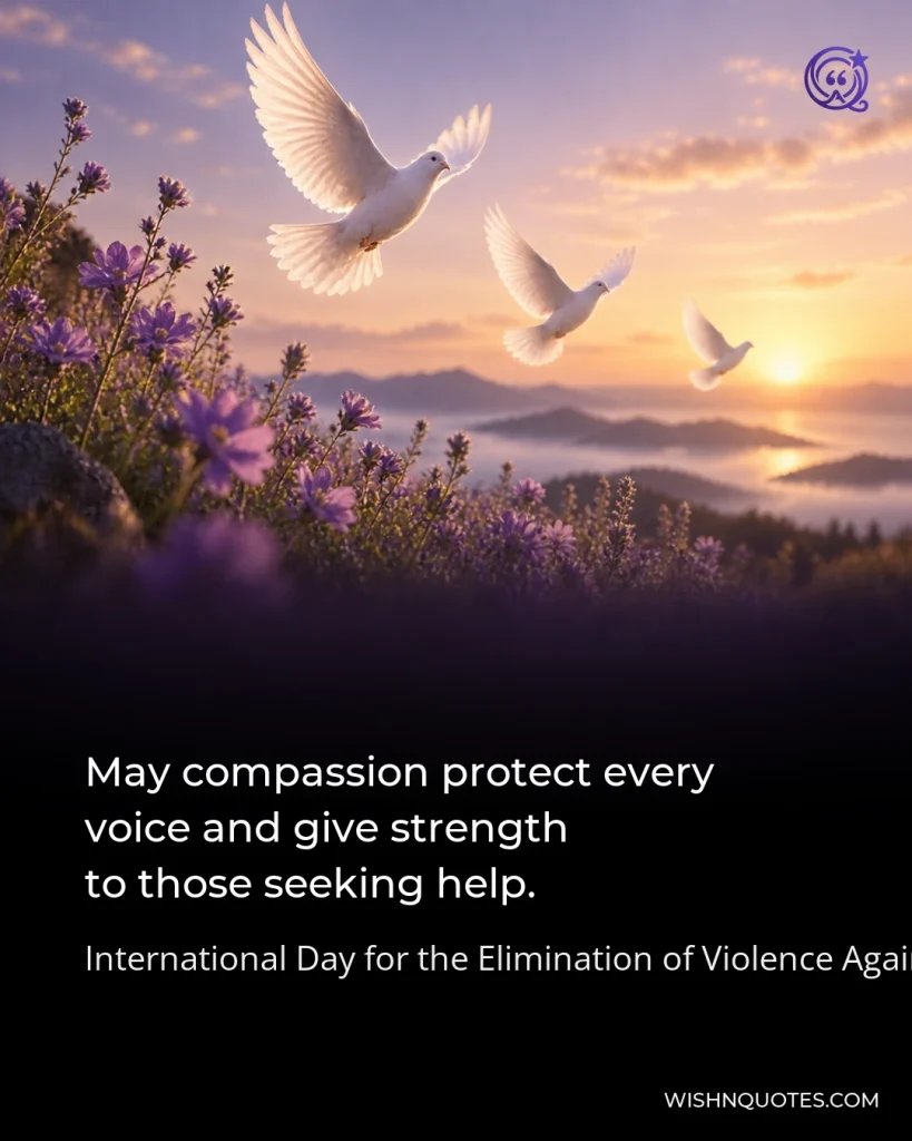 May compassion protect every voice and give strength to those seeking help.