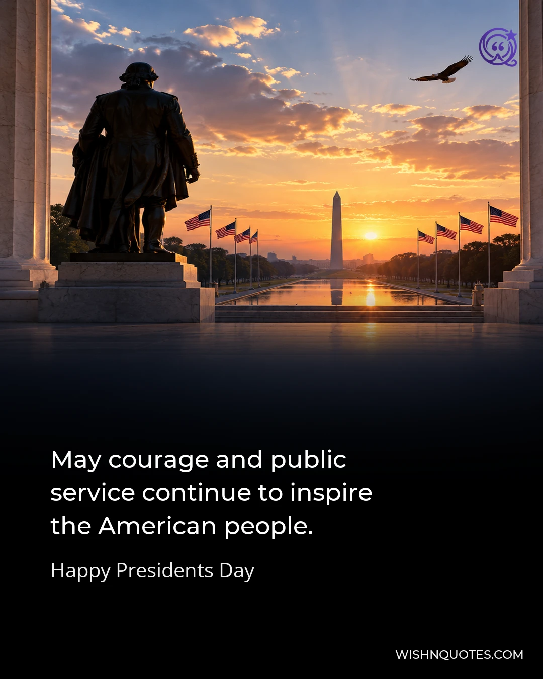 May courage and public service continue to inspire the American people.