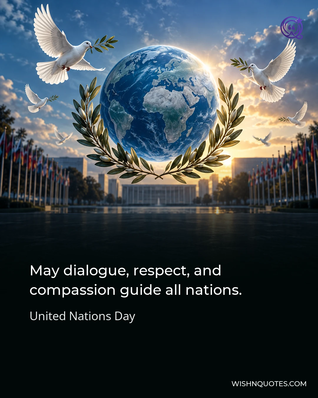 May dialogue, respect, and compassion guide all nations.
