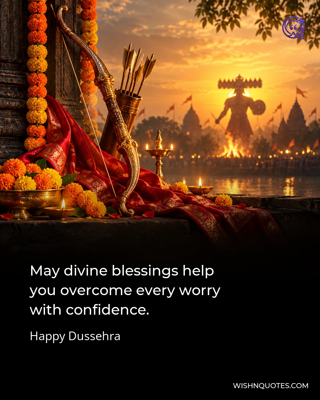 May divine blessings help you overcome every worry with confidence.