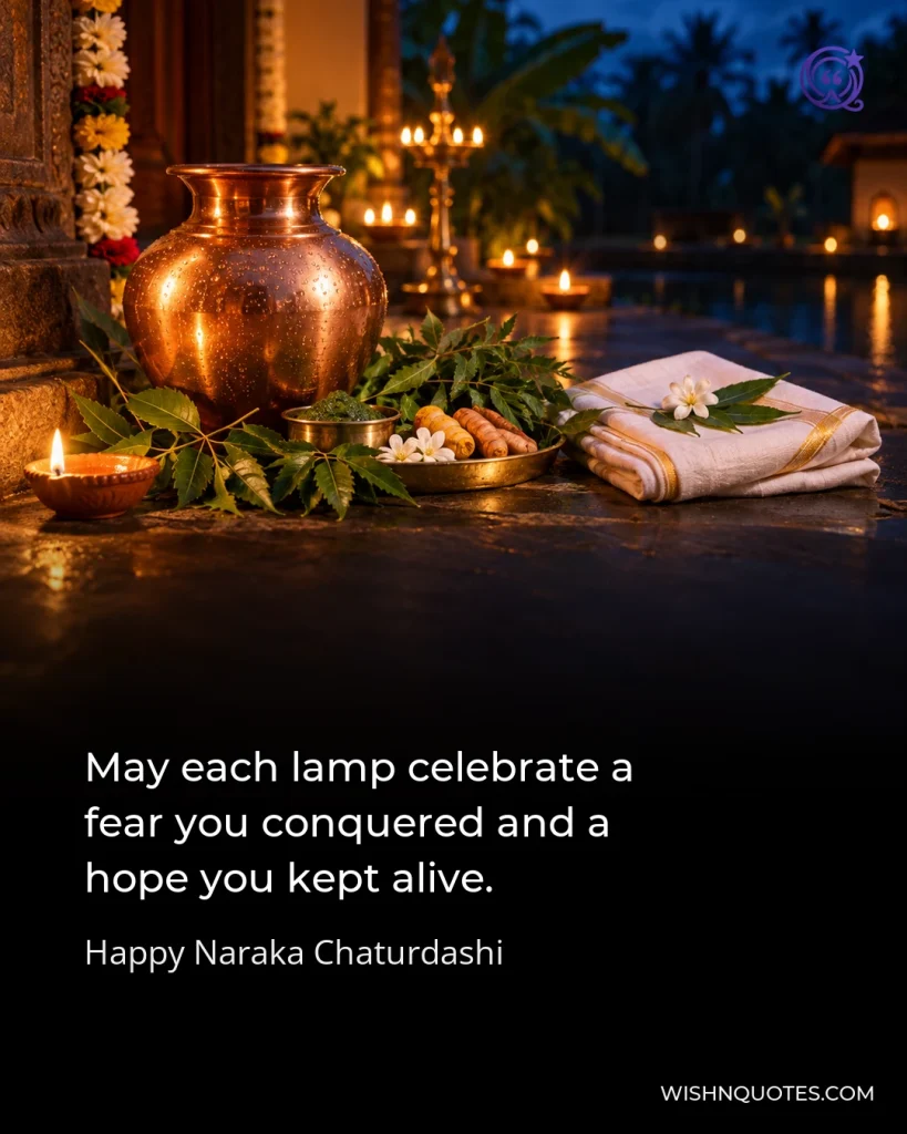 May each lamp celebrate a fear you conquered and a hope you kept alive.