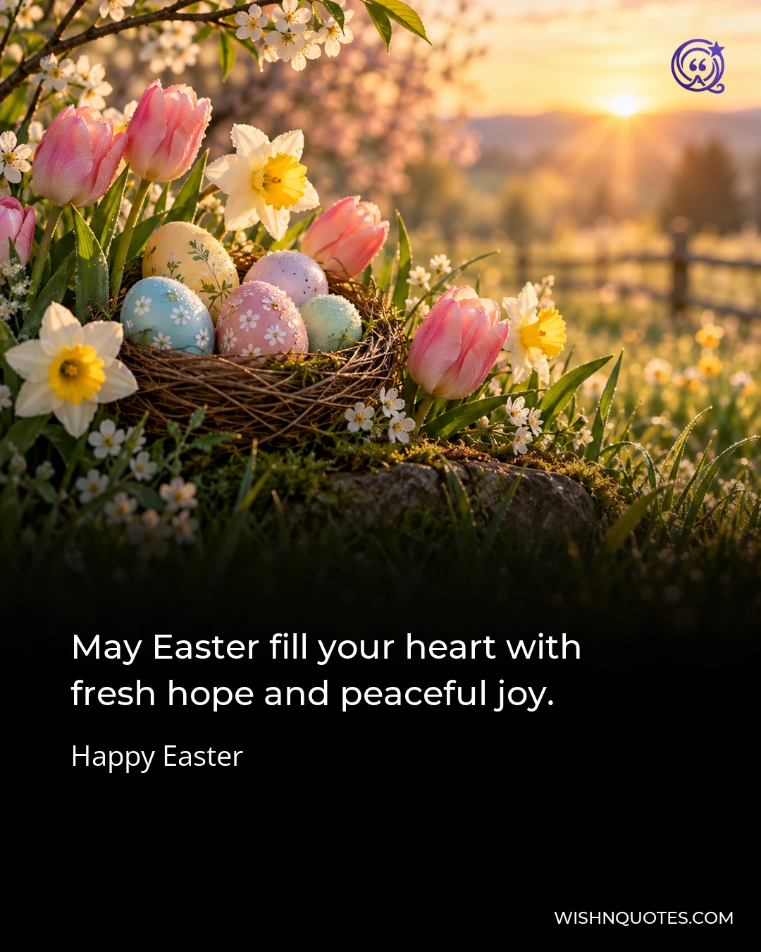 May Easter fill your heart with fresh hope and peaceful joy.