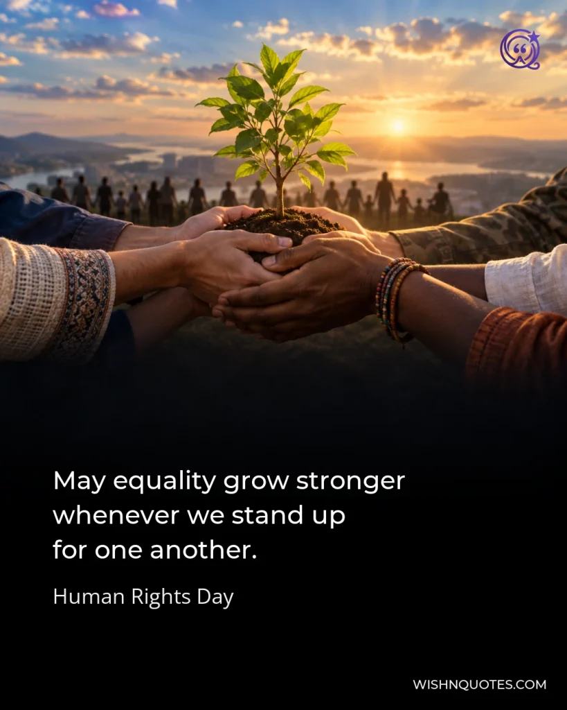 May equality grow stronger whenever we stand up for one another.