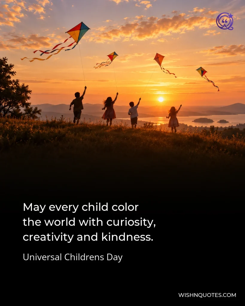 May every child color the world with curiosity, creativity and kindness.