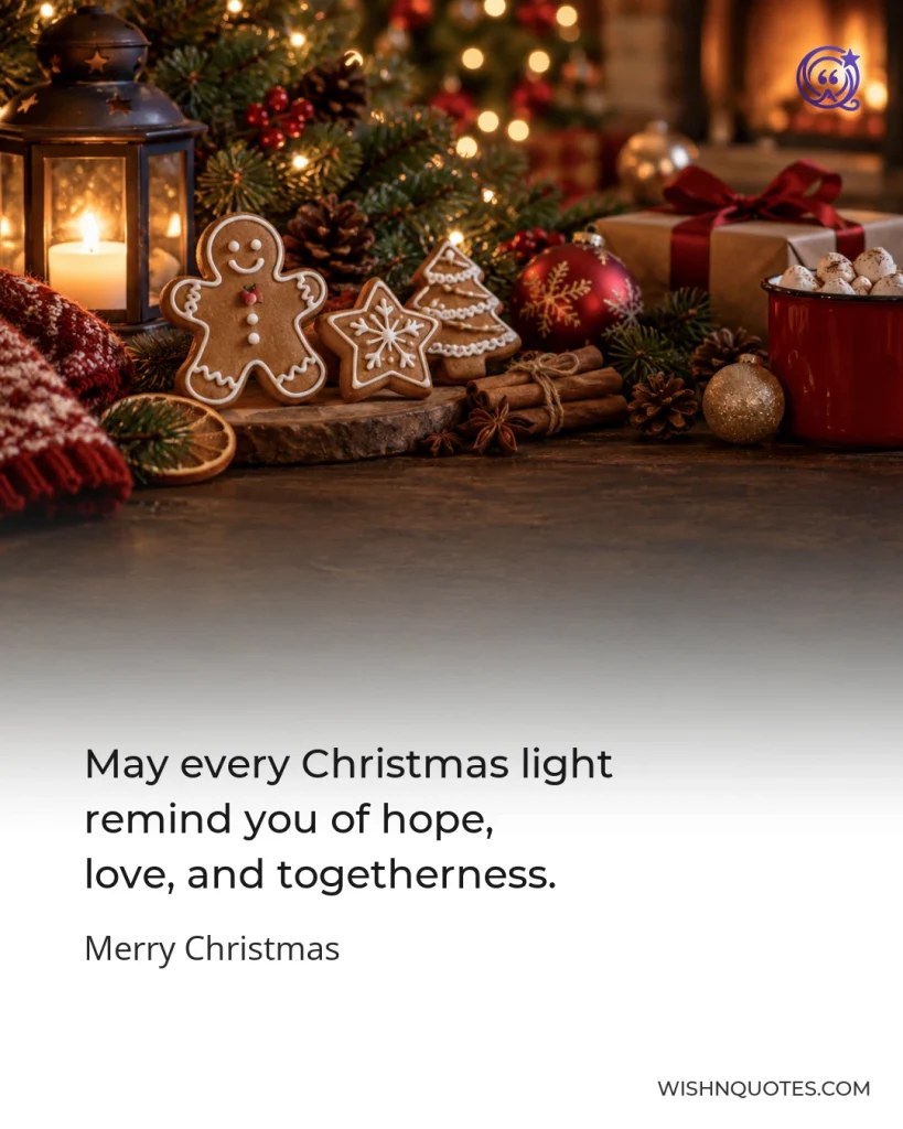 May every Christmas light remind you of hope, love, and togetherness.