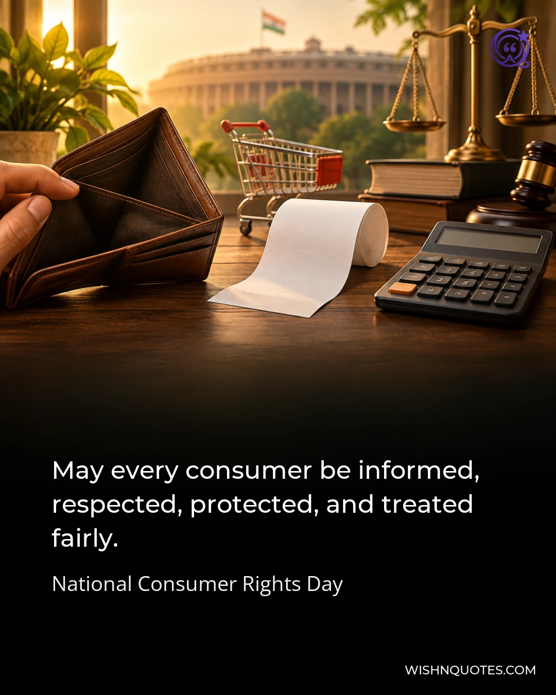 May every consumer be informed, respected, protected, and treated fairly.
