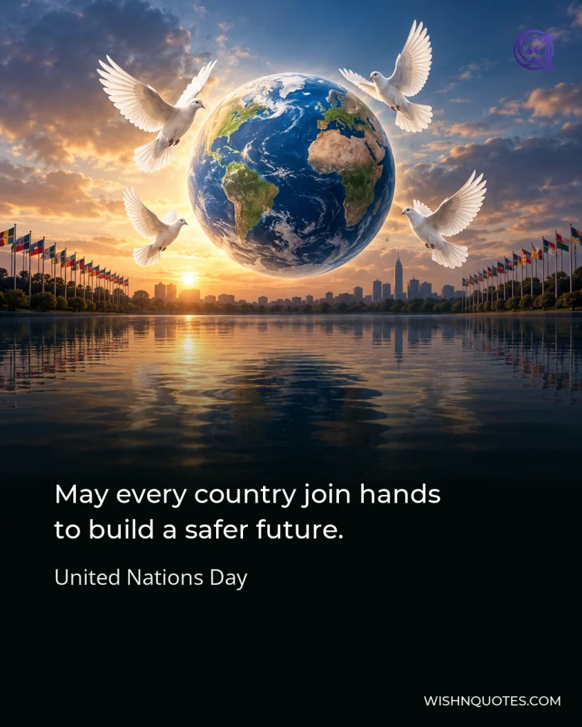 May every country join hands to build a safer future.