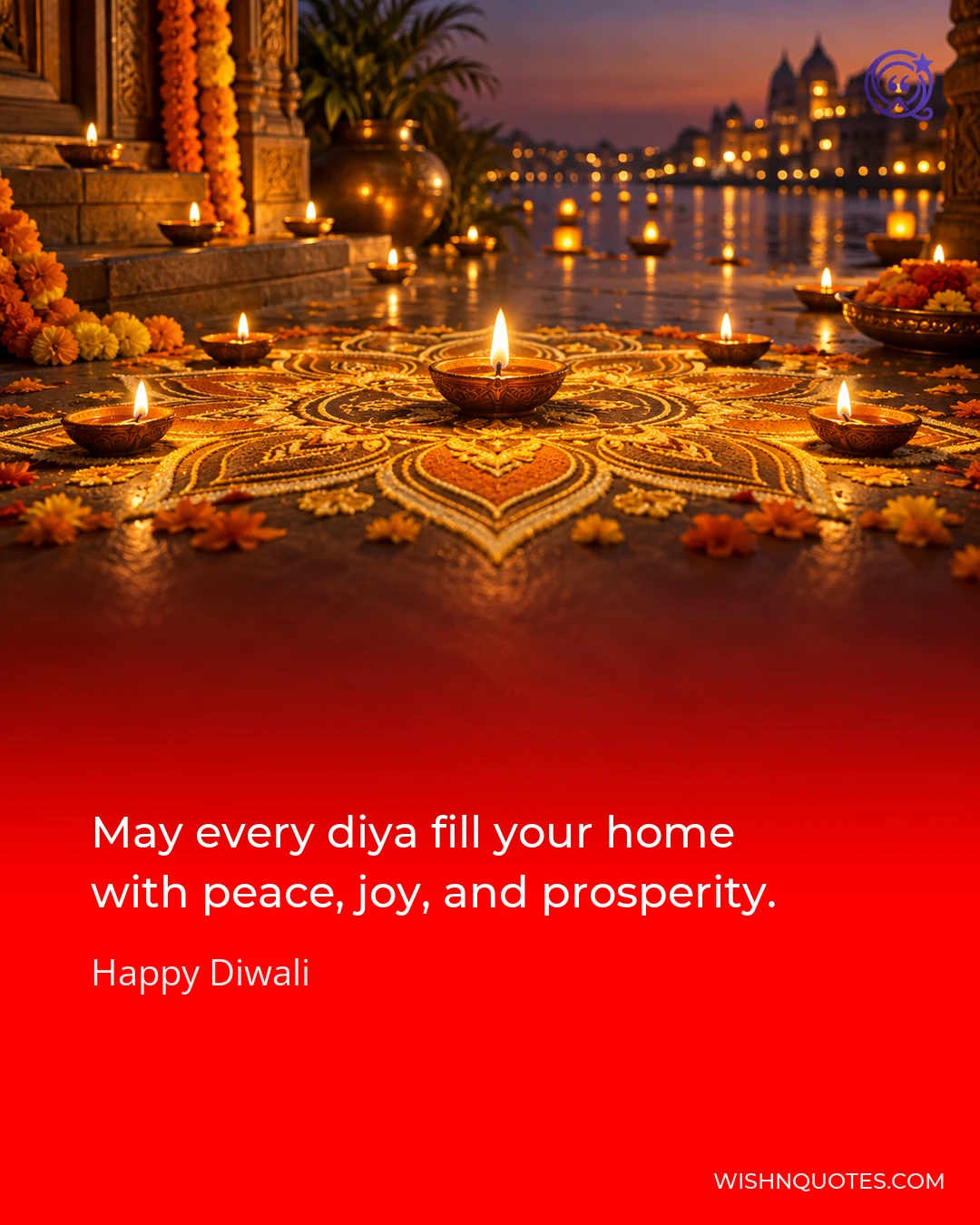 May every diya fill your home with peace, joy, and prosperity.