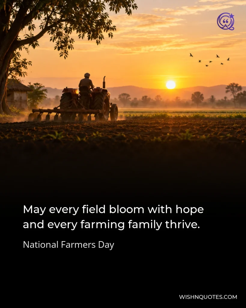 May every field bloom with hope and every farming family thrive.