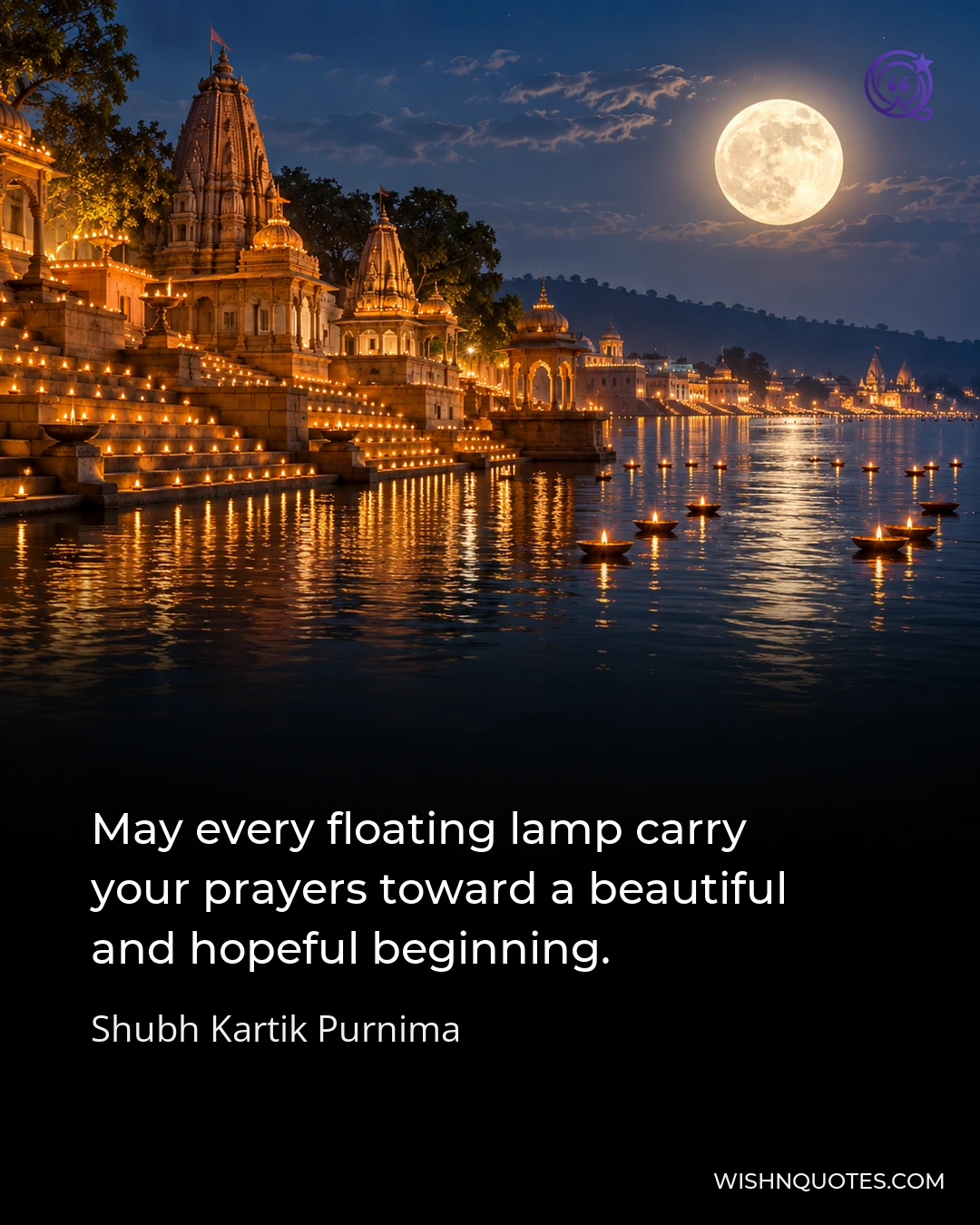 May every floating lamp carry your prayers toward a beautiful and hopeful beginning.