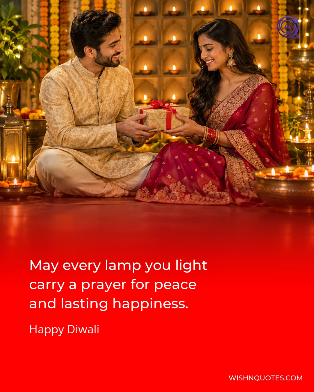 May every lamp you light carry a prayer for peace and lasting happiness.