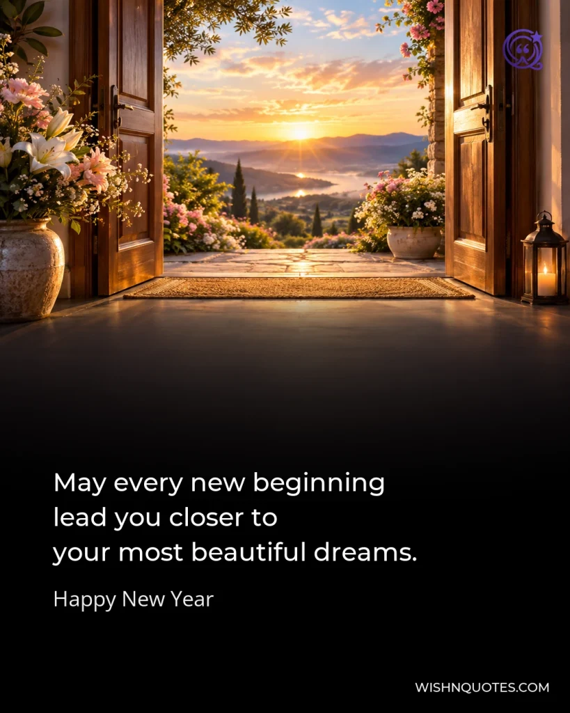 May every new beginning lead you closer to your most beautiful dreams.