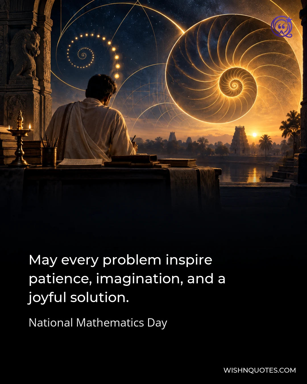 May every problem inspire patience, imagination, and a joyful solution.
