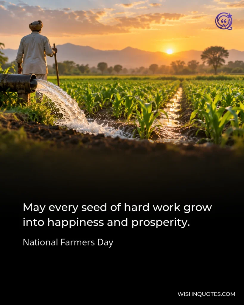 May every seed of hard work grow into happiness and prosperity.