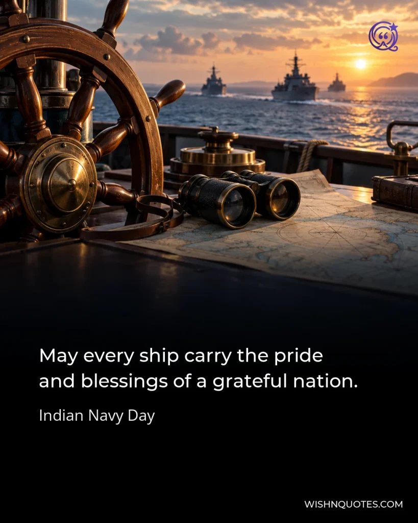 May every ship carry the pride and blessings of a grateful nation.