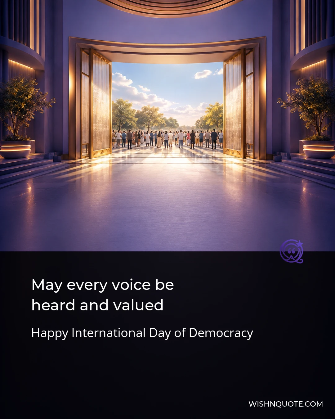 May every voice be heard and valued