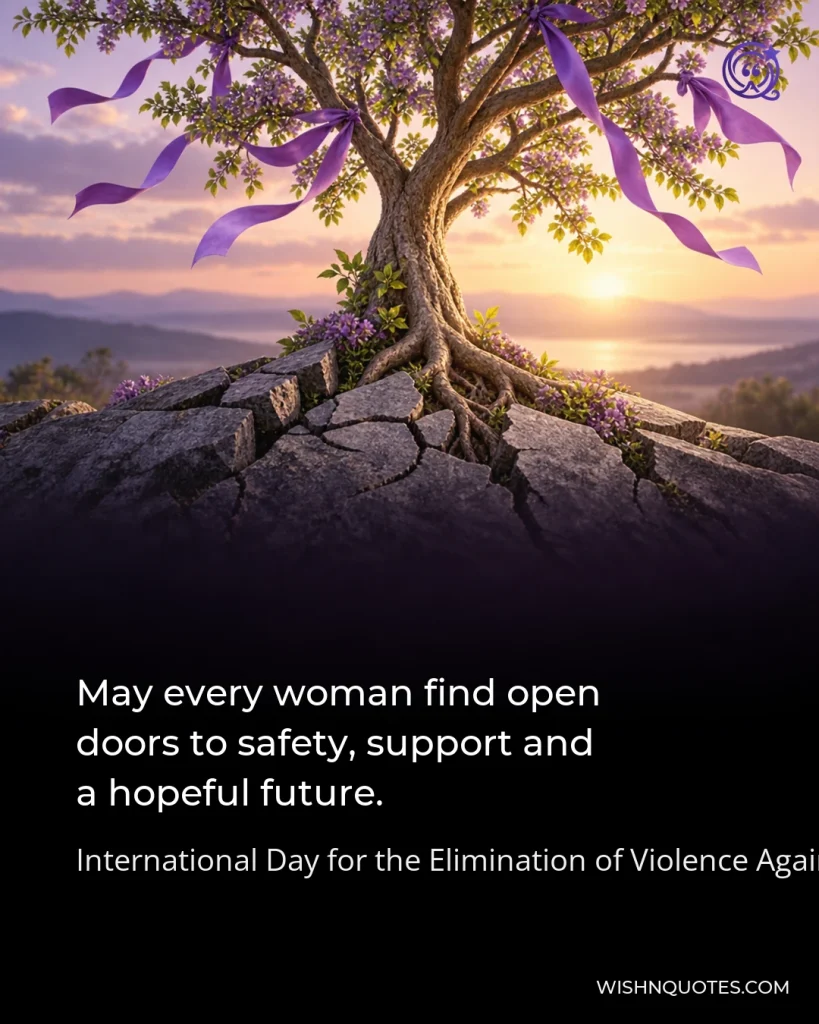 May every woman find open doors to safety, support and a hopeful future.