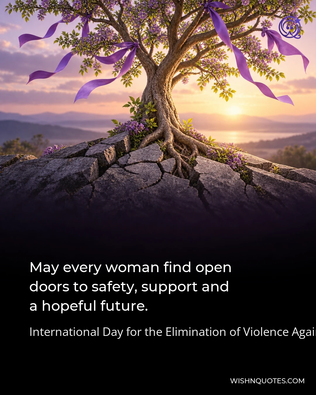 May every woman find open doors to safety, support and a hopeful future.