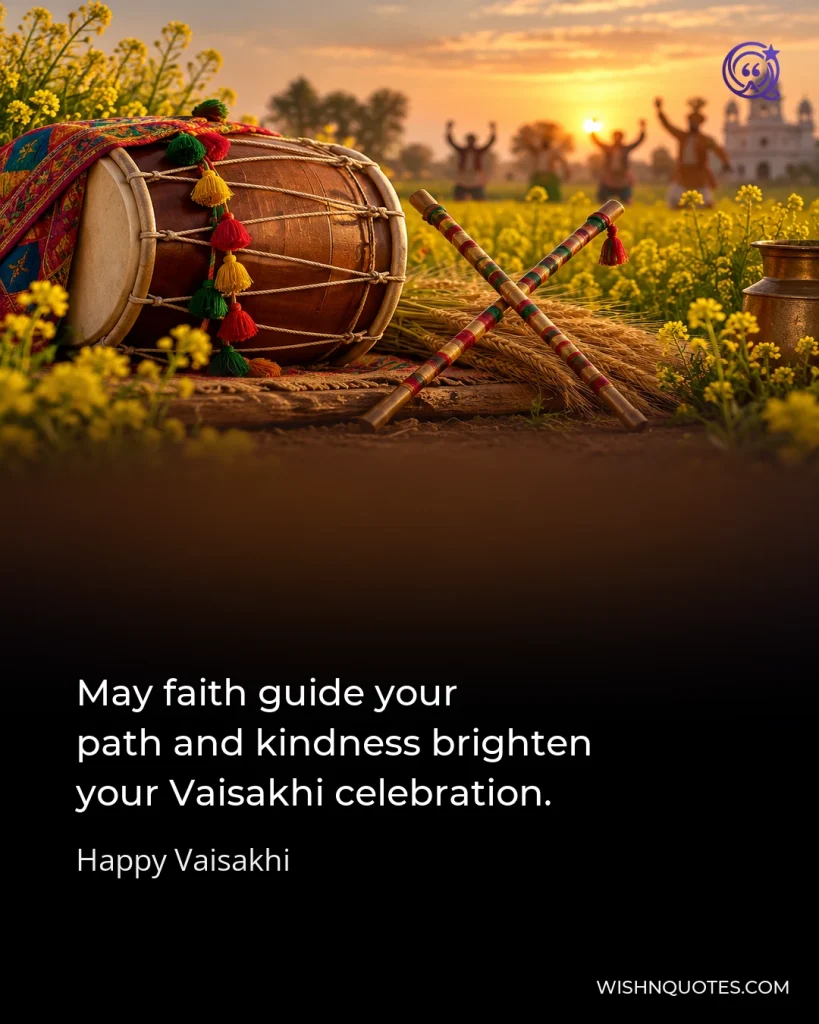 May faith guide your path and kindness brighten your Vaisakhi celebration.