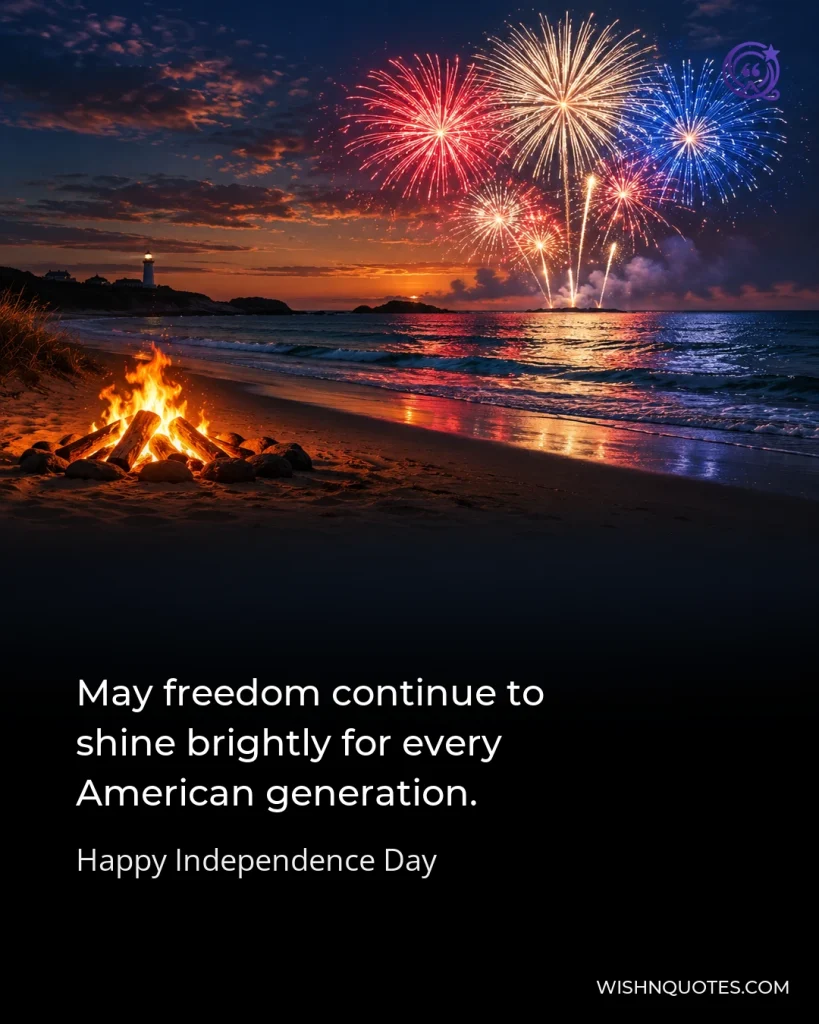 May freedom continue to shine brightly for every American generation.