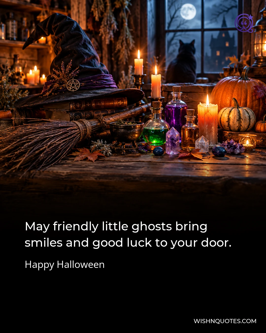 May friendly little ghosts bring smiles and good luck to your door.