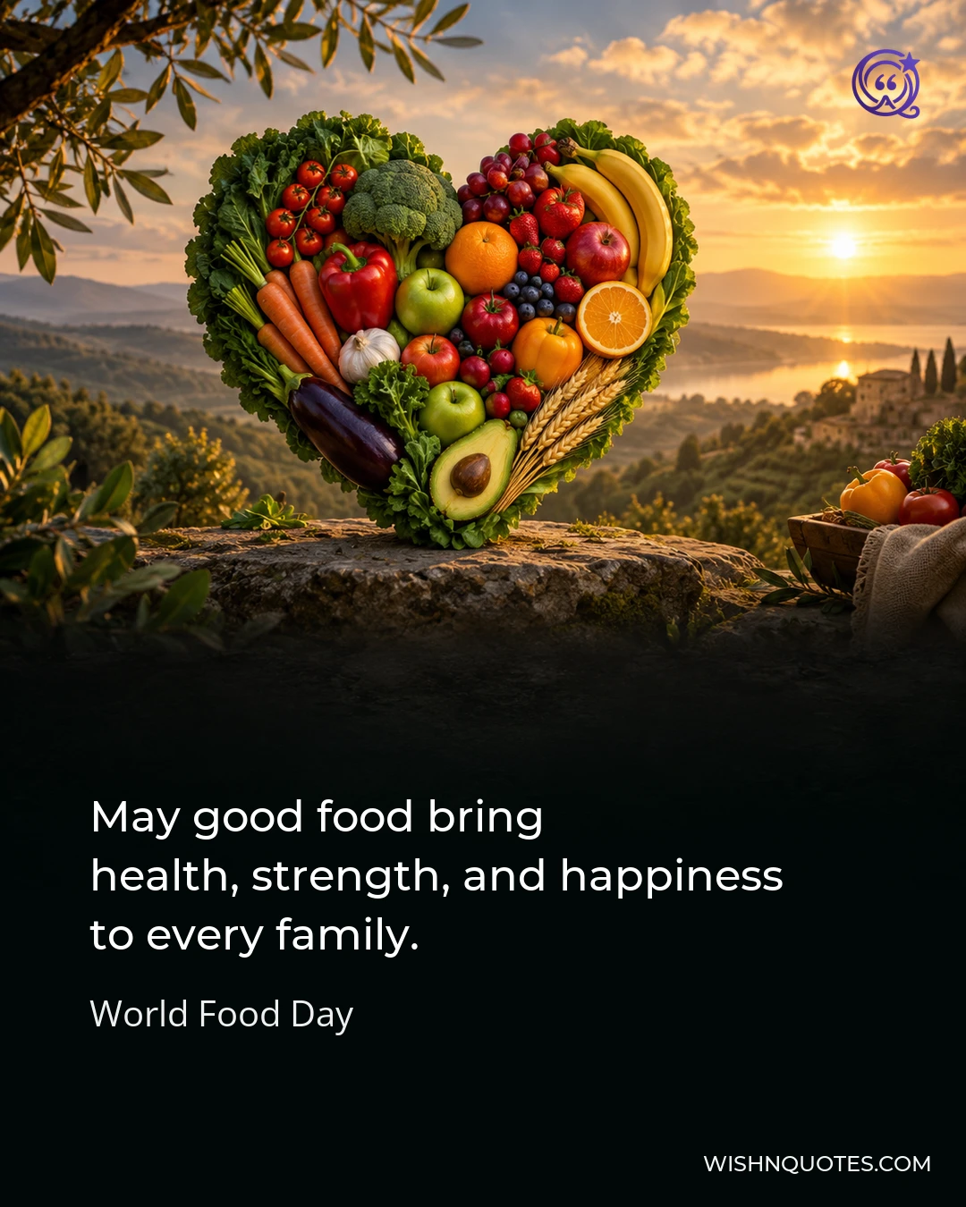 May good food bring health, strength, and happiness to every family.