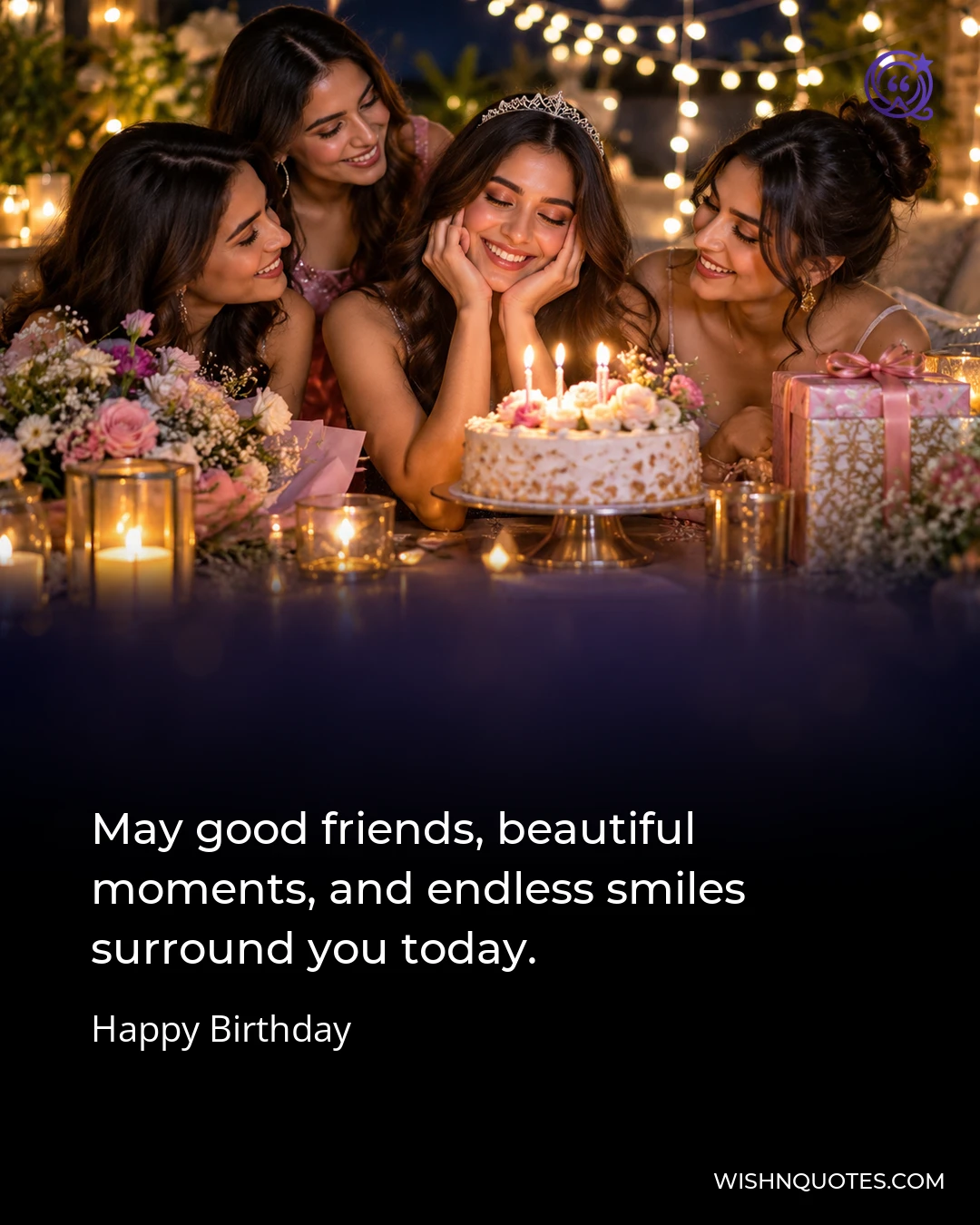 May good friends, beautiful moments, and endless smiles surround you today.