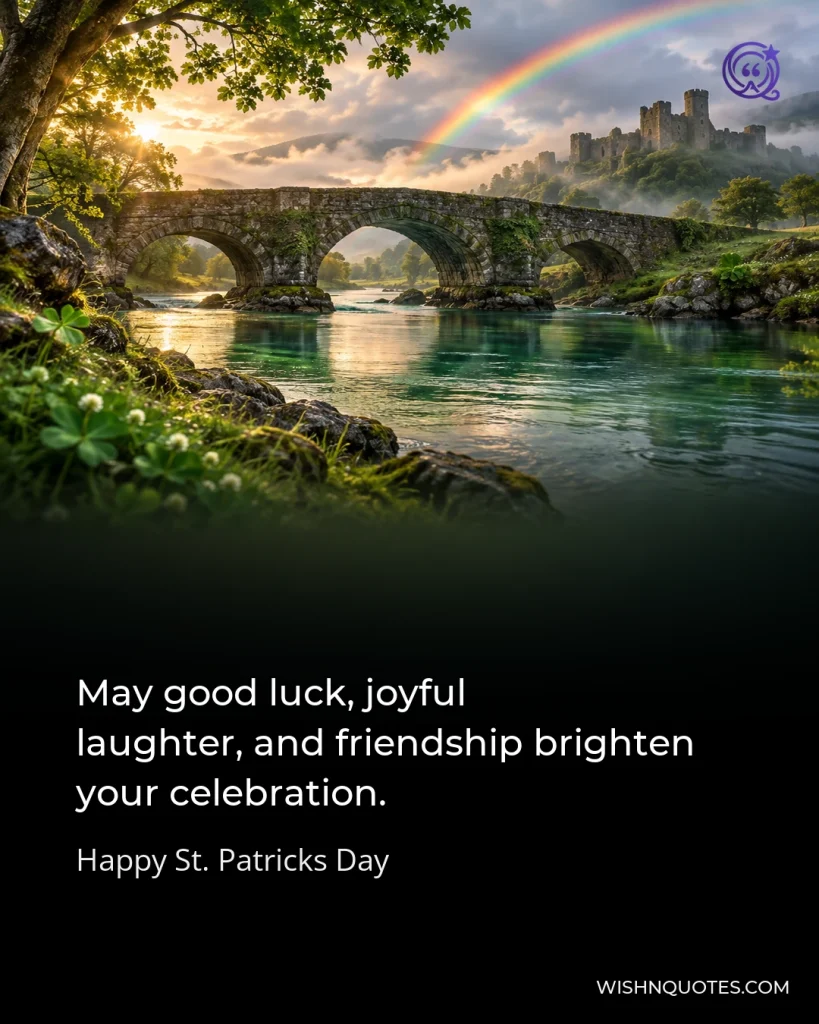 May good luck, joyful laughter, and friendship brighten your celebration.