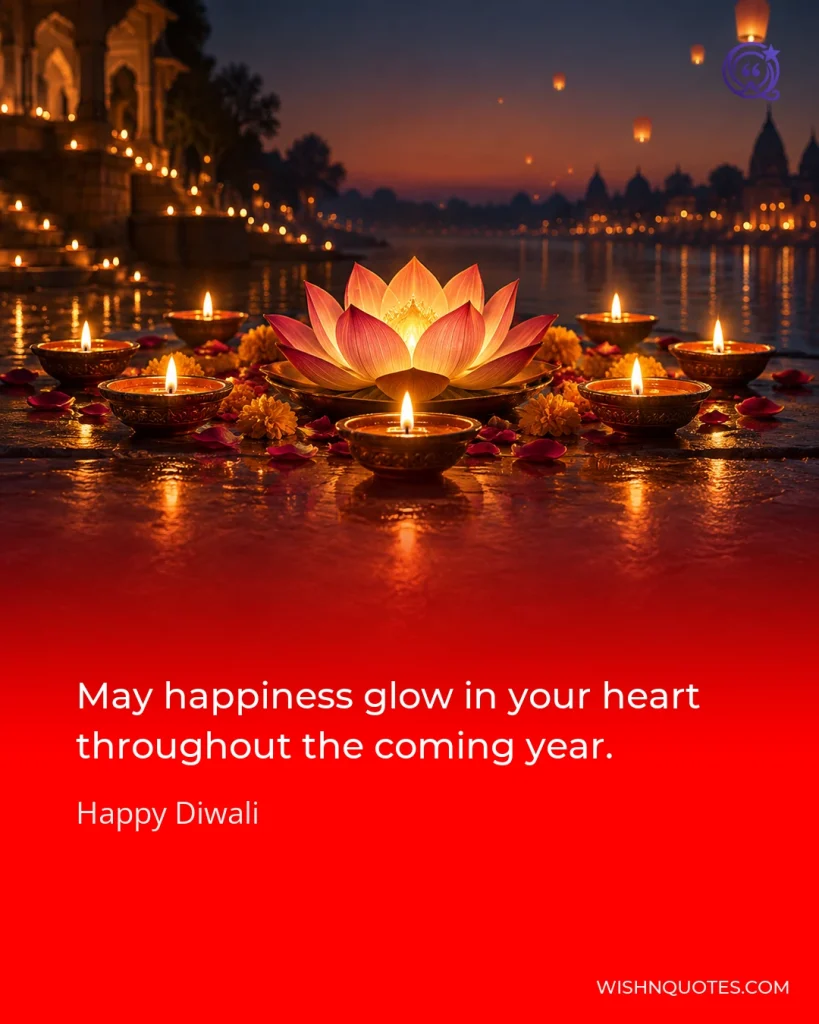 May happiness glow in your heart throughout the coming year.