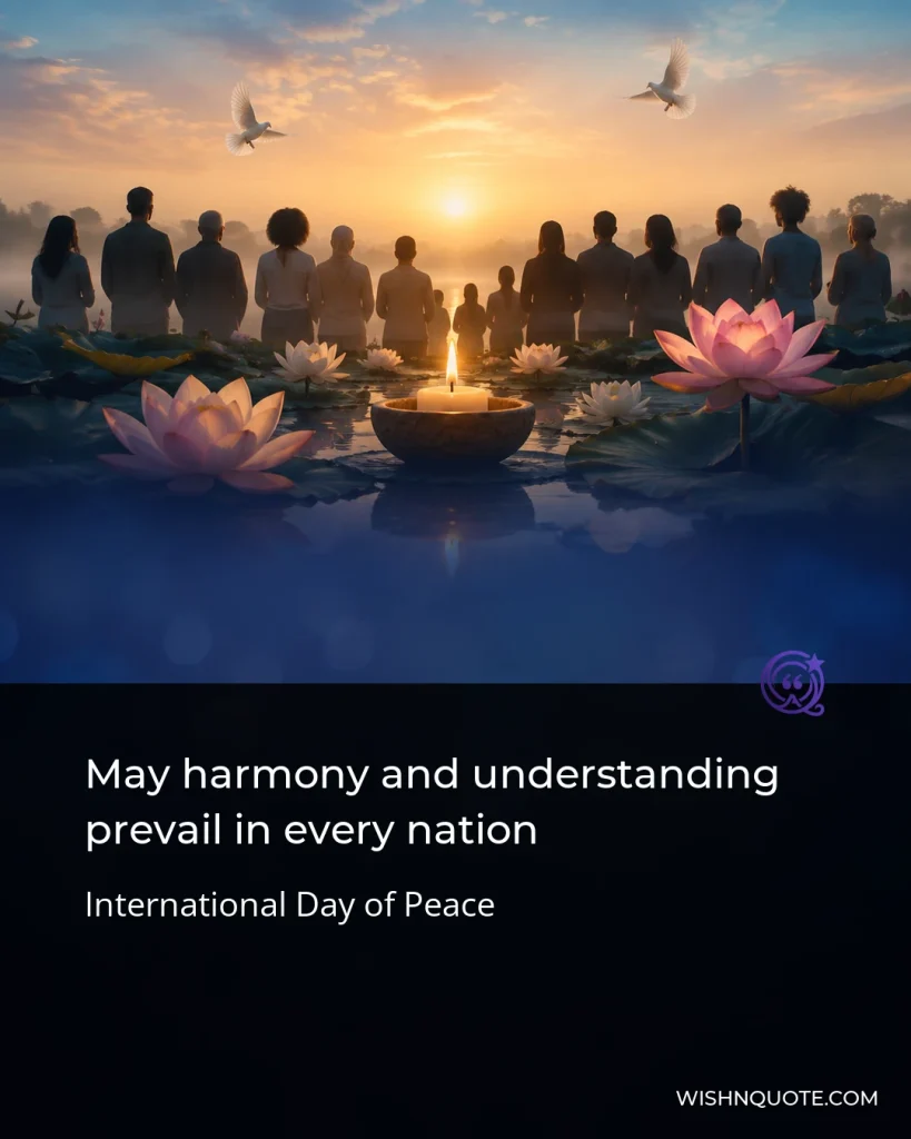 May harmony and understanding prevail in every nation